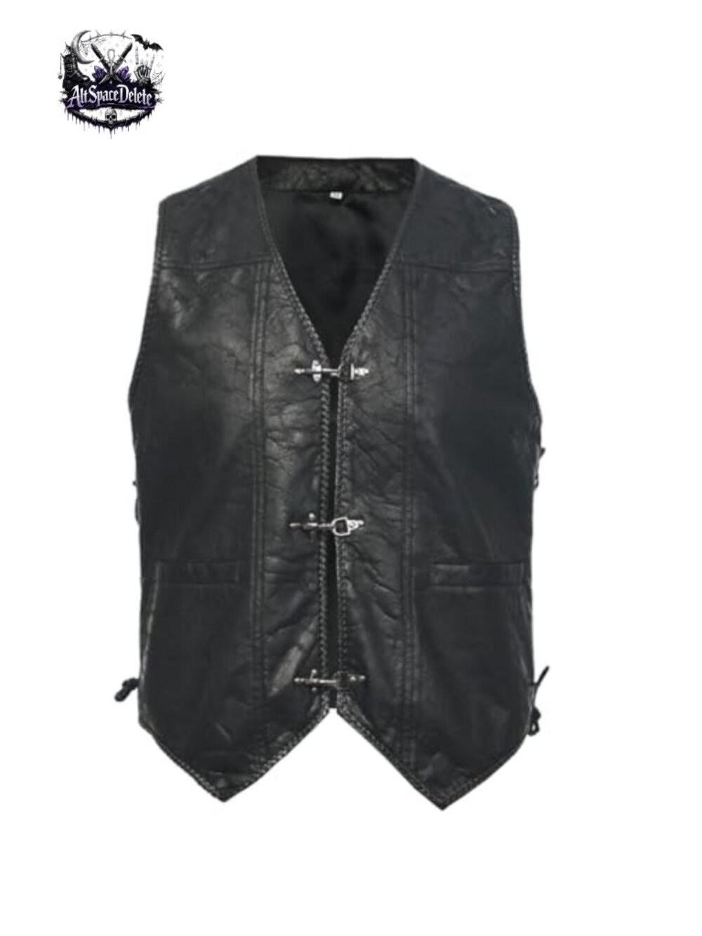 Mens Renaissance Pirate Vest Medieval Sleeveless Waistcoat Cosplay